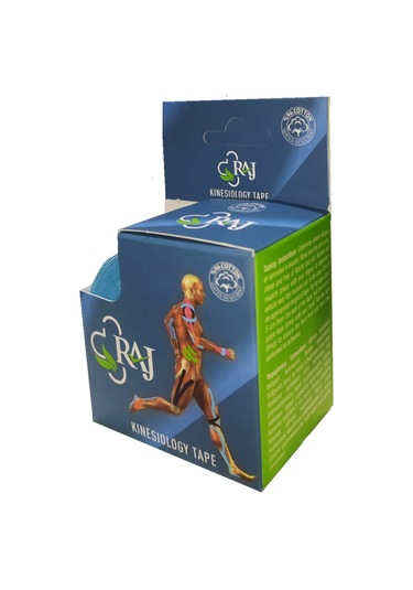 Raj Kinesio Tape  Sporcu Bandı Mavi 5 M x 5 CM