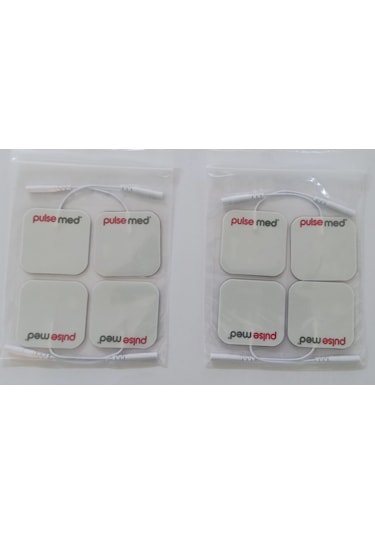 Pulsemed Tens Cihazı Kablolu Yedek Elektrot 5 x 5 CM Tens Pedi 2 x 4'lü
