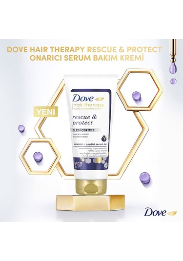 Dove Hair Therapy Onarıcı Saç Bakım Seti 3'lü