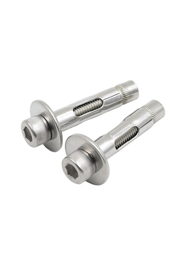 M6 M8 M10 M12 Hexagon Hex Socket Kafa Yerleşim Vıdacı 304 Paslanmaz Çelik Genişleme Cıvatası Renk: 70mm, Boyut: M121pcs