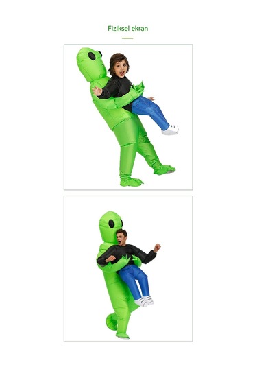 Lıcorıce Parti Etkinliği Açık Komik Astronot Şişme Giyim 8-13