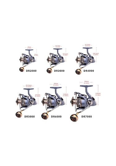 Proberos Metal Tel Kupa Balıkçı Olta Makinesi, Mod: Dr3000