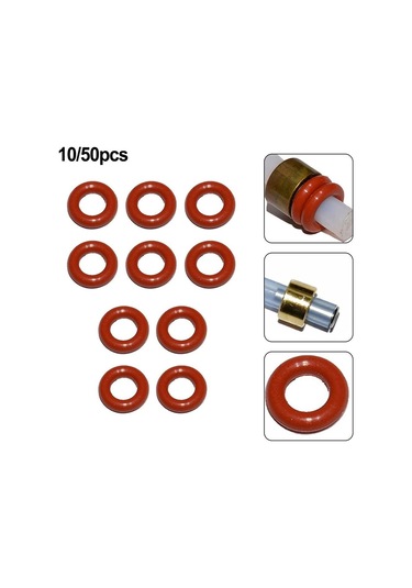 Gıda Sınıfı Silikon O-halkalar Kırmızı Bira Grubu Dayanıklı 50pcs