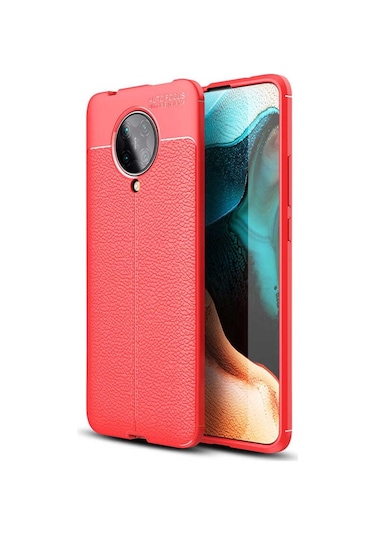 Xiaomi Poco F2 Pro Kılıf Deri Tarzı Niss Silikon Case