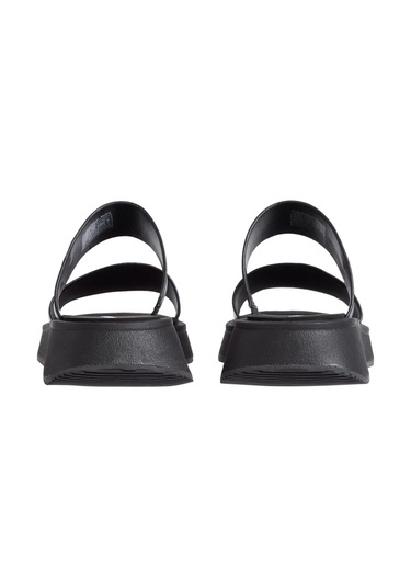 Kadın Ck Sandal Slide Double Strap Terlik - Siyah Nos Black Kadın Ck Sandal Slide Double Strap Terlik - Siyah Nos Black
