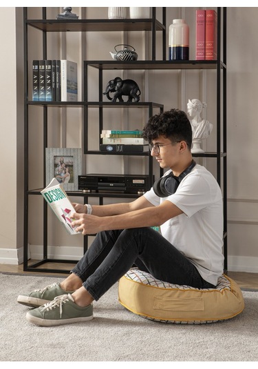 Taşınabilir Dekoratif Yer Minderi Puf, 60x60cm