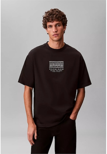Calvin Klein Erkek Tişört-lv04rf823g Siyah