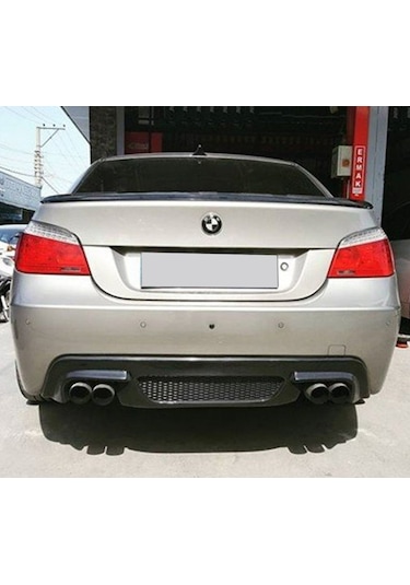 Bmw E60 M5 Difüzör Parlak Siyah Plastik 2003-2010 5 Serisi Arka-difizör-bodykit-ek-karlık