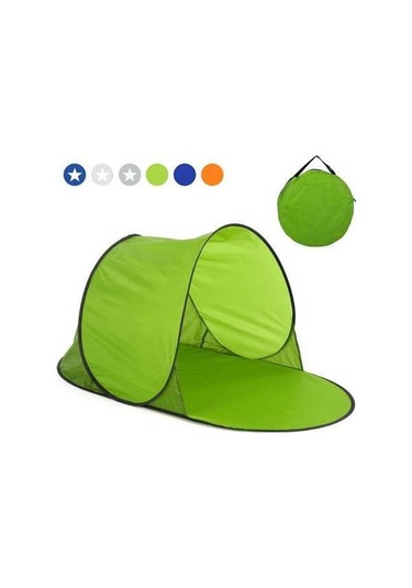 Tongxida Otomatik Açılır Taşınabilir Plaj Çadırı - Su Geçirmez Ve Uv Dayanıklı Mavi Yeşil