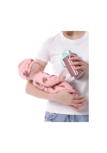 Dolıty Çoğu Biberon Için Isıtıcı Seyahat Pembe