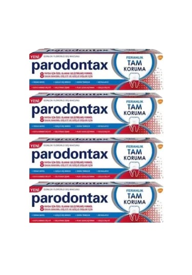 Parodontax Tam Koruma Ekstra Ferahlık Diş Macunu 4 x 50 ML