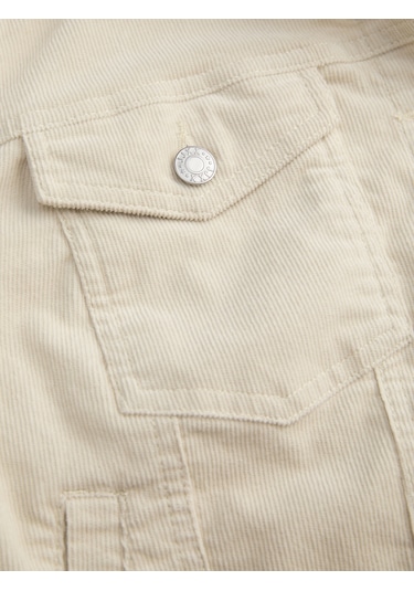 Kadin Dügme Kapamali Ceket - Gelly - 12281698 Bone White