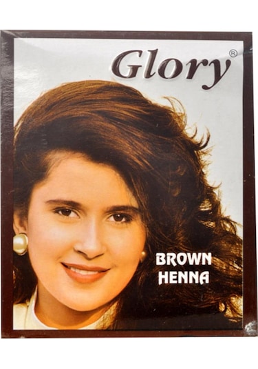 Glory Glory Kahverengi Hint Kınası (Brown Henna) 10 Gr Paket