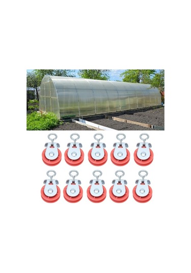 Electric Dayanıklı Metal Ve Plastik Su Hattı Kasnakları - 10'lu Set Çiftlik/kümes İçin