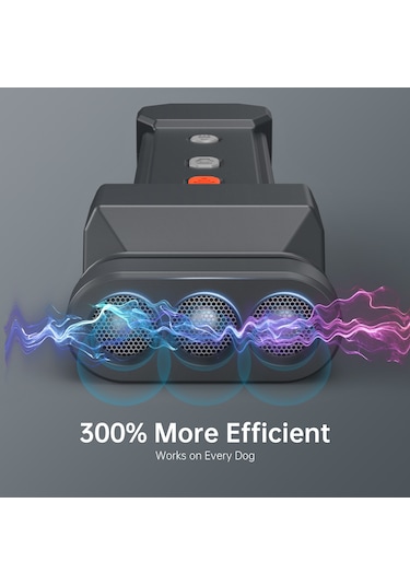 Uu0363 Ultrasonik Köpek Kovucu Köpek Kabuğu Caydırıcı Cihazlar Siyah