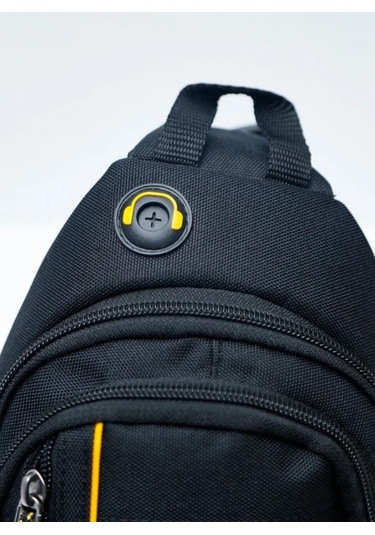 Ogdo - Tek Omuz Askılı Polyester Sırt - Göğüs Çantası - Body Bag - 3473 Gri