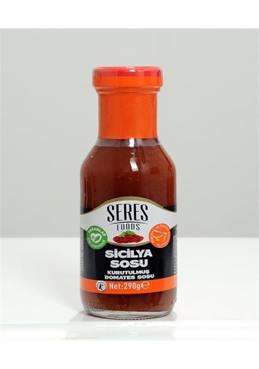 Seres Foods Sicilya Tipi Kurutulmus Domates Sosu Özel Seri Cam 290 ML