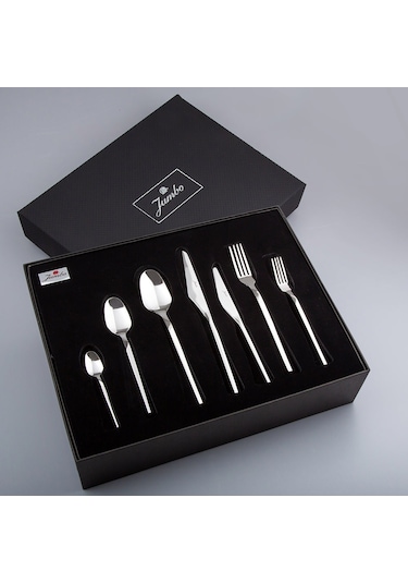 Jumbo 5100 Quartz 84 Parça 12 Kişilik Çatal Kaşık Bıçak Seti