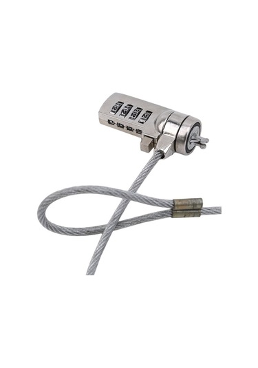 Notebook Ve Bilgisayar İçin Çelik Halatlı Şifreli Kilit