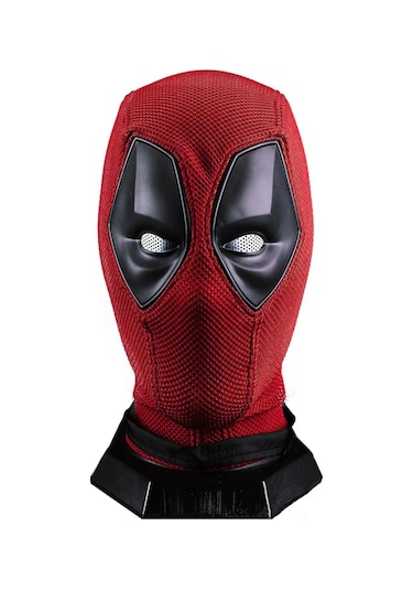 Jl Deadpool Maske Cosplay Kostüm Naylon Başlık Örme Pamuk Örgü