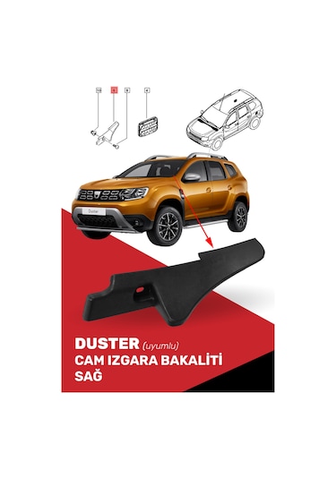 Cnd Duster Cam Izgara Bakaliti Sağ - 668220005r
