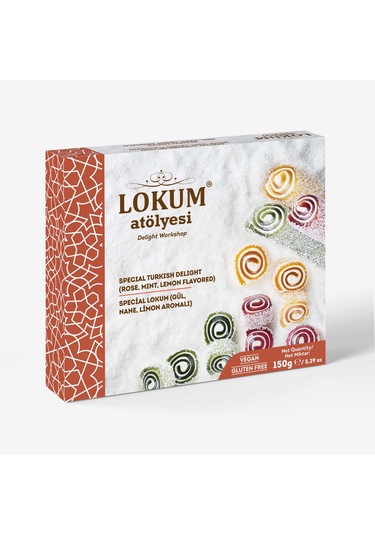 Special Lokum Gül,nane, Limon Aromalı 150g