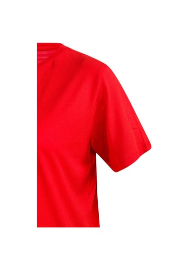 2as Alexa Kadın Bisiklet Yaka T-shırt Kırmızı