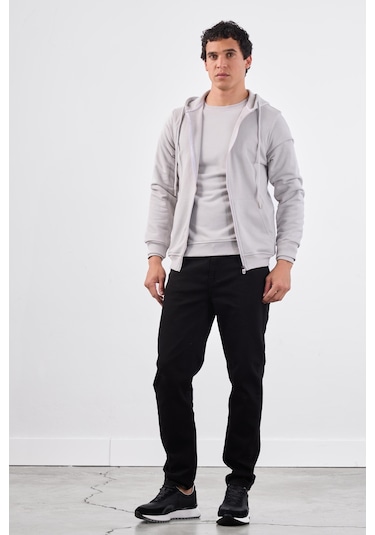 Dufy A.gri Erkek Sweatshırt - Regular Fit Gri