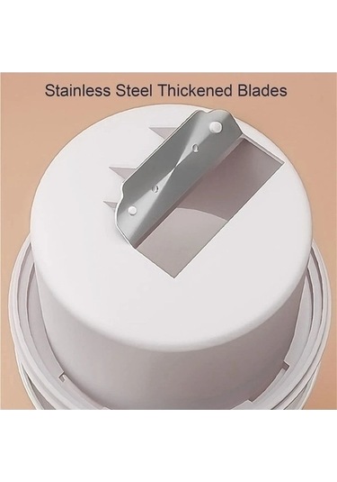 Didadodo Manuel Traş Döner Buz Kırıcı Beyaz - Profesyonel Kalite Beyaz, 2 Kapaklı Beyaz