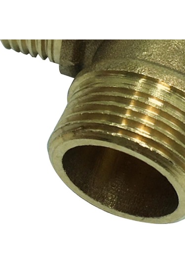 Suntek 1 Adet Çift Erkek Dişli Dirsek Pirinç Adaptör Boru Dn20xdn20