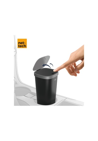 Nettech Nt-tc01 Araç İçi Çöp Kutusu - Siyah Siyah