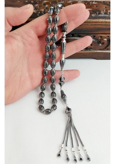 Erzurum Oltu 12 Yarma Ahmet Çelebi Usta İşi Tesbih Ölçü 8x12