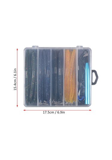 Maiyame 133 Parça Yem Seti: 32 Adet Yumuşak Yem, Oluk Aleti, Çengeller Ve Ağırlıklar - Balıkçılar İçin Tam Zirve Takım