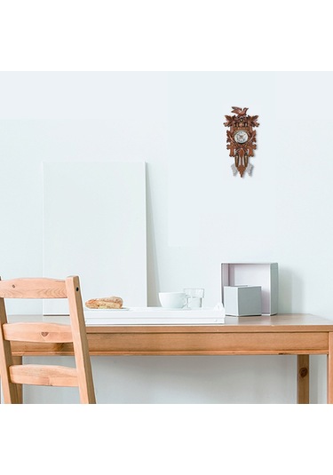 Qingmipy Vintage Tarzı Ahşap Duvar Saati - Modern Dekor İle Ev, Kafe Ve Restoranlar İçin Şık Aksesuar Çok Renki