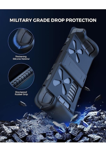 Steam Deck Katlanabilir Tutucu Standlı Koruyucu Kılıf