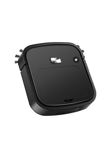 Dancemonkey 3'ü 1 Arada Akıllı Usb Şarjlı Süpürme Makinesi, Soğuk Siyah Küçük Boyutlu Siyah