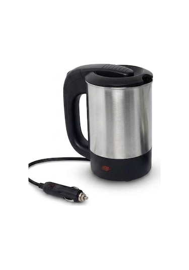 Yek Outdoor 12v Araç İçi Su Isıtıcı Kettle 500 Ml Paslanmaz Çelik