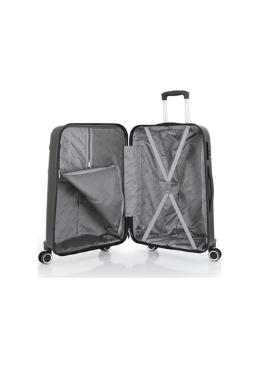 Mçs Polipropilen 2li Valiz Seti Büyük & Makyaj V376 S23sy1000047-set 00001 Siyah