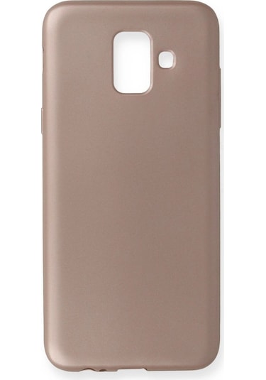 Mey İthalat Samsung Galaxy Uyumlu A6 2018 Kılıf First Silikon - Rose Gold
