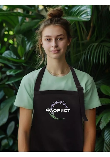 Vau Fartuk Çiçekçi Önlüğü 154583869 Siyah