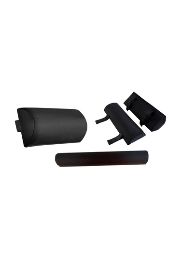 Suntek Şezlong Kafa Yastık Ayak Yastığı Kol Pedleri Açık 40cm-ayaklık Siyah