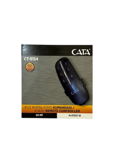 Cata 4'lü Aydınlatma Kumandası Ct-9154 Kablosuz