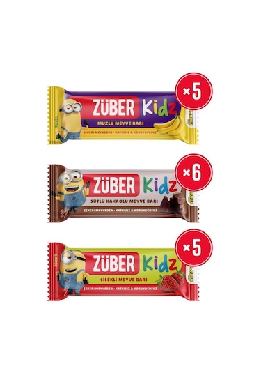Züber Kidz Meyve Bar Deneme Seti 16 x 25 G