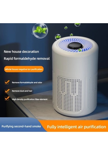 Honeybeeshop Beyaz Taşınabilir Hava Temizleyici 99 Toz Giderir 1000w Aromaterapi Yatak Odası Araba Ofis