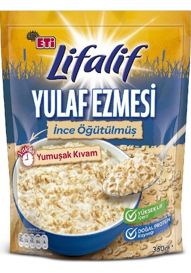 Eti Lifalif İnce Öğütülmüş Yulaf Ezmesi 2 x 350 G