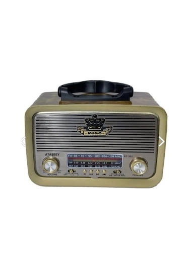 Everton Rt-301 Bluetooth-usb-sd-fm Şarjlı Nostaljik Radyo