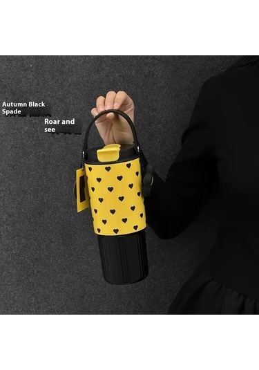 Brightnova Brown Grain 27oz Sızdırmaz Termos Şişe - 316 Paslanmaz Çelik Kadın Erkek Seyahat Ofis Spor Hediye 07 Beyaz