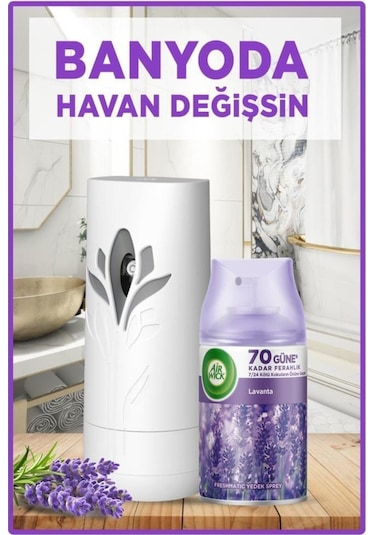 Air Wick Oda Kokusu Freshmatic Makine Yedek Spreyi Lavanta X 6 Adet Lavanta