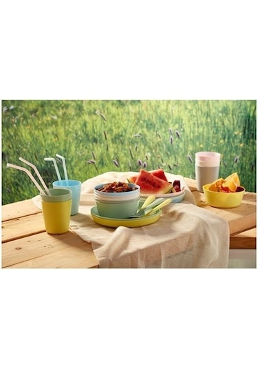 Çocuk Kaşık Seti Meridyendukkan Pastel Tonlar 4lü Kaşık Seti