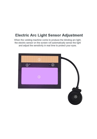 Skycity Güneş Enerjili Otomatik Kromatik Kaynak Maskesi - Arc Işığı Engelleme, Sensörlü Aydınlatma Regülasyonu, Isı Yalıtımı Ve Konforlu Taşım